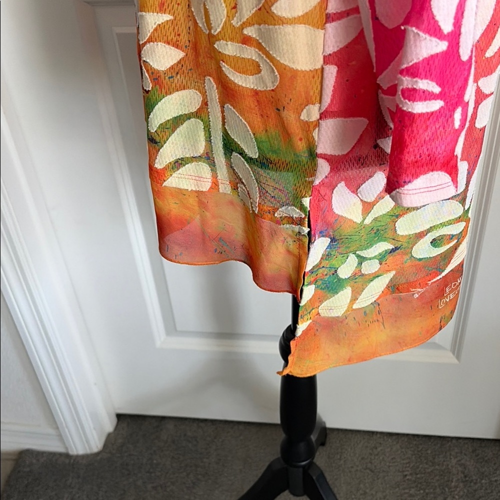 Leoma Lovegrove Women's Pink Floral Print Tunic Top - Picture 6 of 15